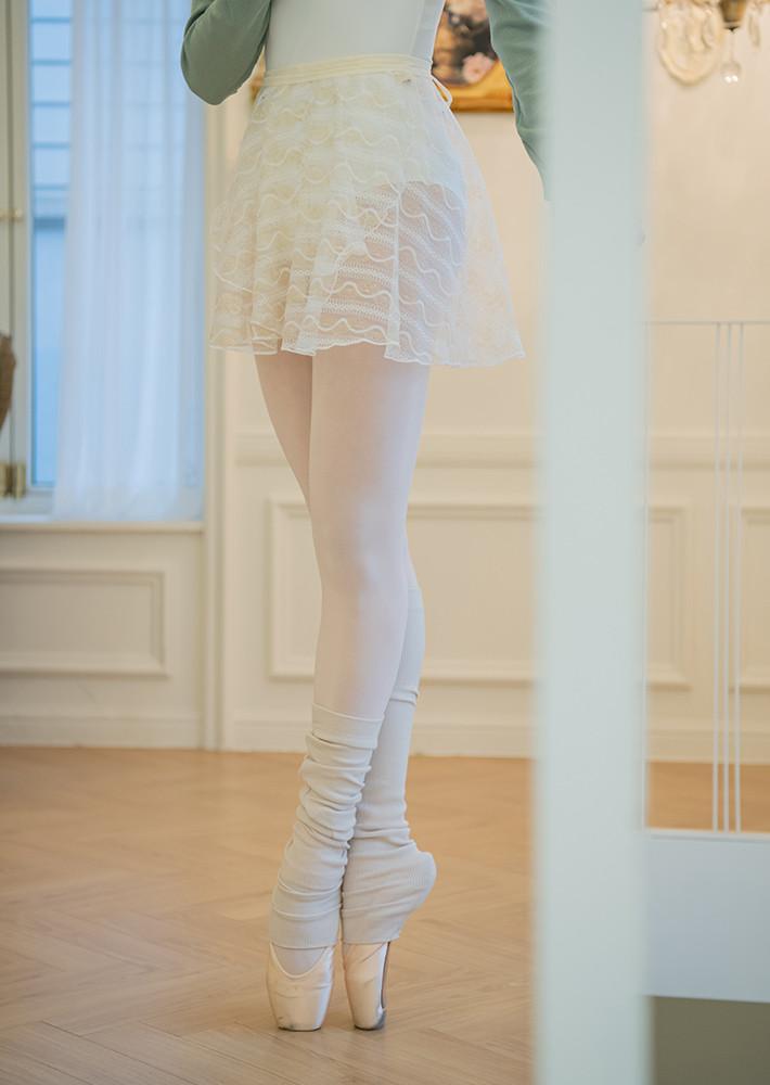 [랩스커트] 프린세스 레이스 (숏) - 발레 폴 성인 취미 발레복