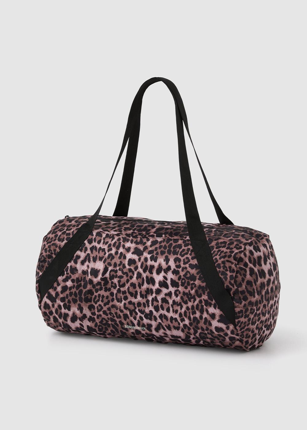로맨티누어 Swish Leopard Boston Bag (Pink)