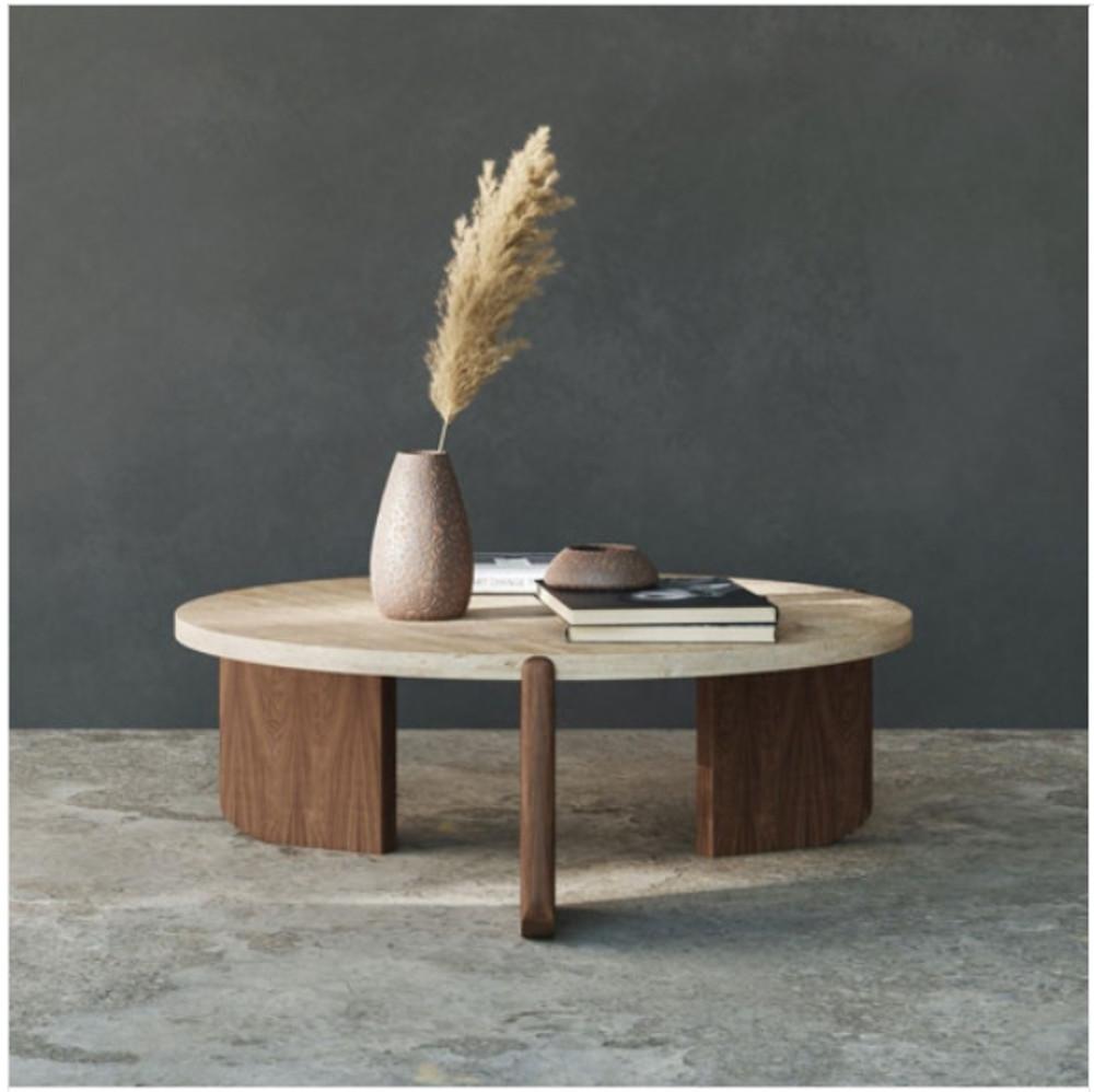 천연 대리석 티테이블 거실테이블 라운지 원목 테이블 XS 37X40CM TR700