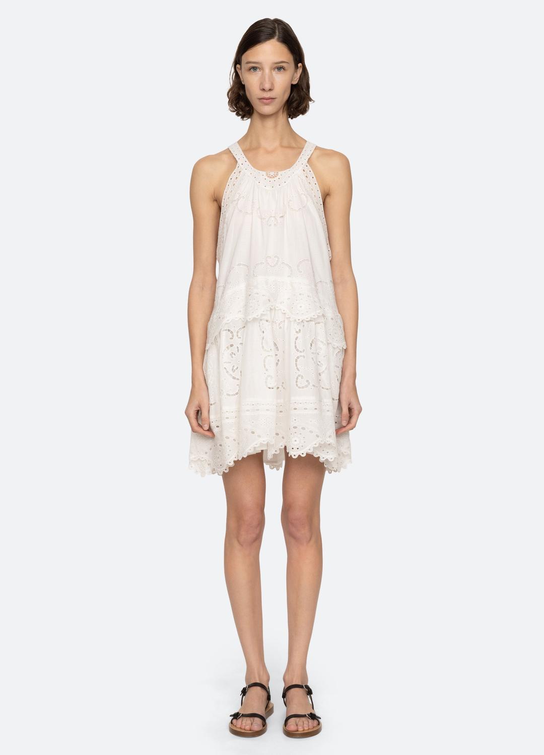 Dahlia Tank Dress - XL / Pearl