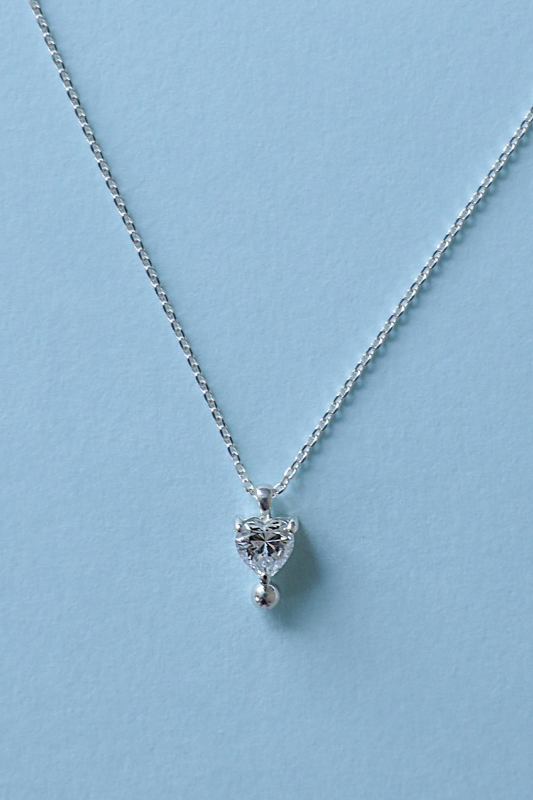 Cube Heart Necklace