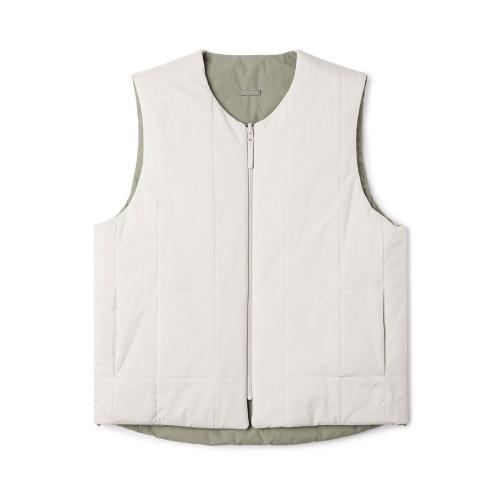 LIGHTWEIGHT REVERSIBLE VEST2 - IVORY (P233MPV102)