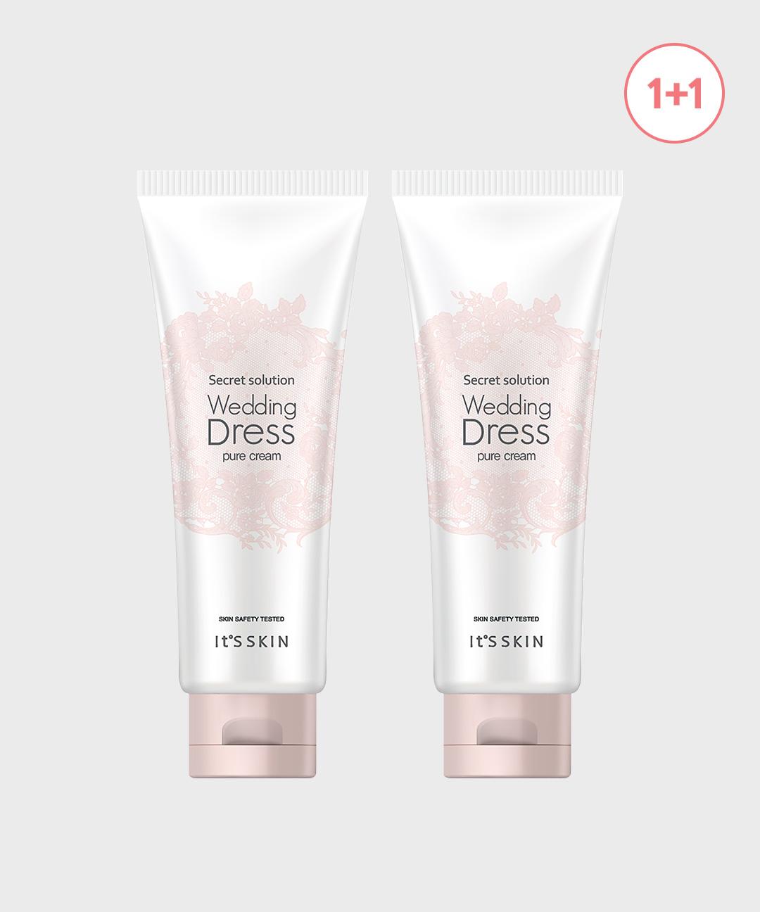 잇츠스킨 💖1+1 청담샵 신부 스드메 톤업크림💖 시크릿 솔루션 웨딩드레스 퓨어 크림