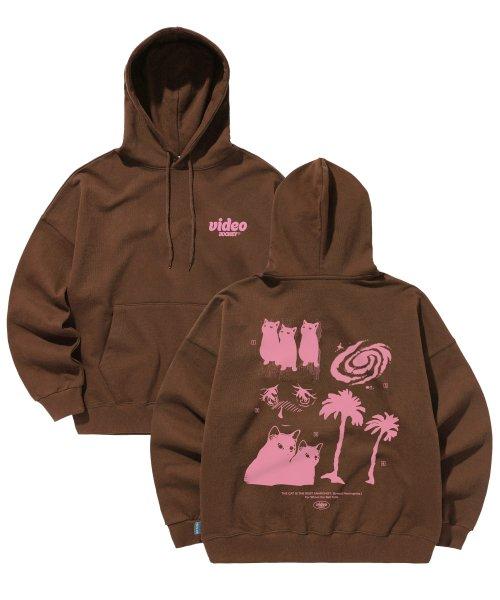 지구 정복한 고양이 후디 [브라운]