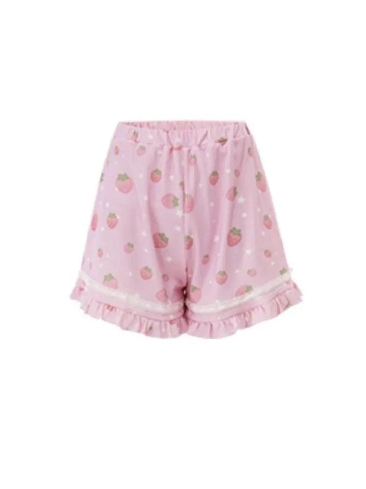 Strawberry Star Pajama Set【s0000013969】