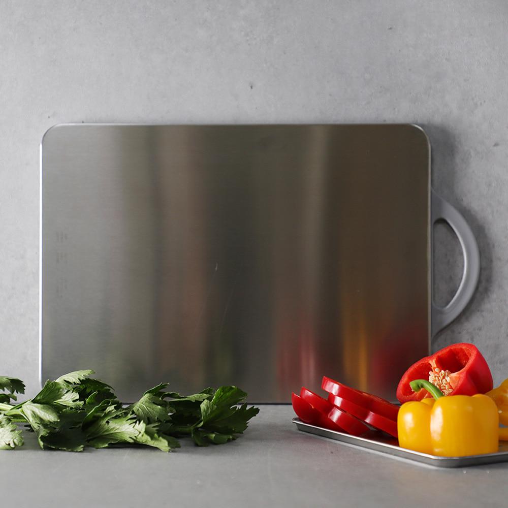 논슬립 304 스테인레스 양면도마 2color 1p