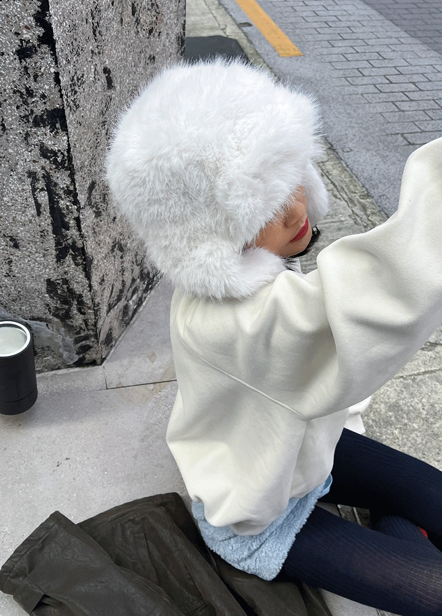 몽글동글 퍼모자