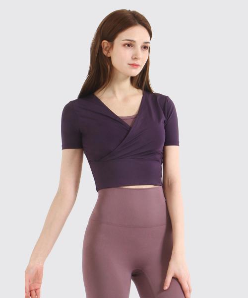 헤이즈 크롭티 퍼플