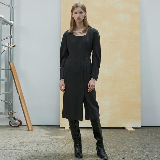 라비앙 스퀘어넥 원피스 JWOPMK0100