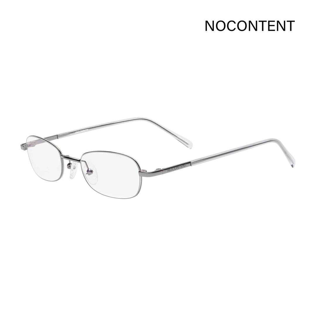 Nocontent Square Frame - Clear (청광차단렌즈포함)