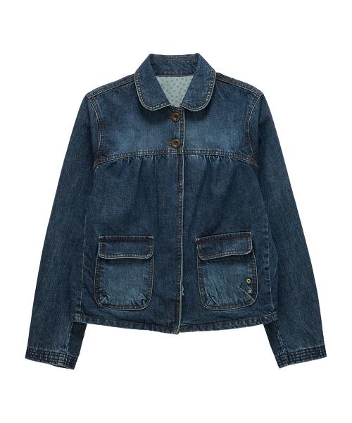 DD four-stitch denim jacket (INDIGO)