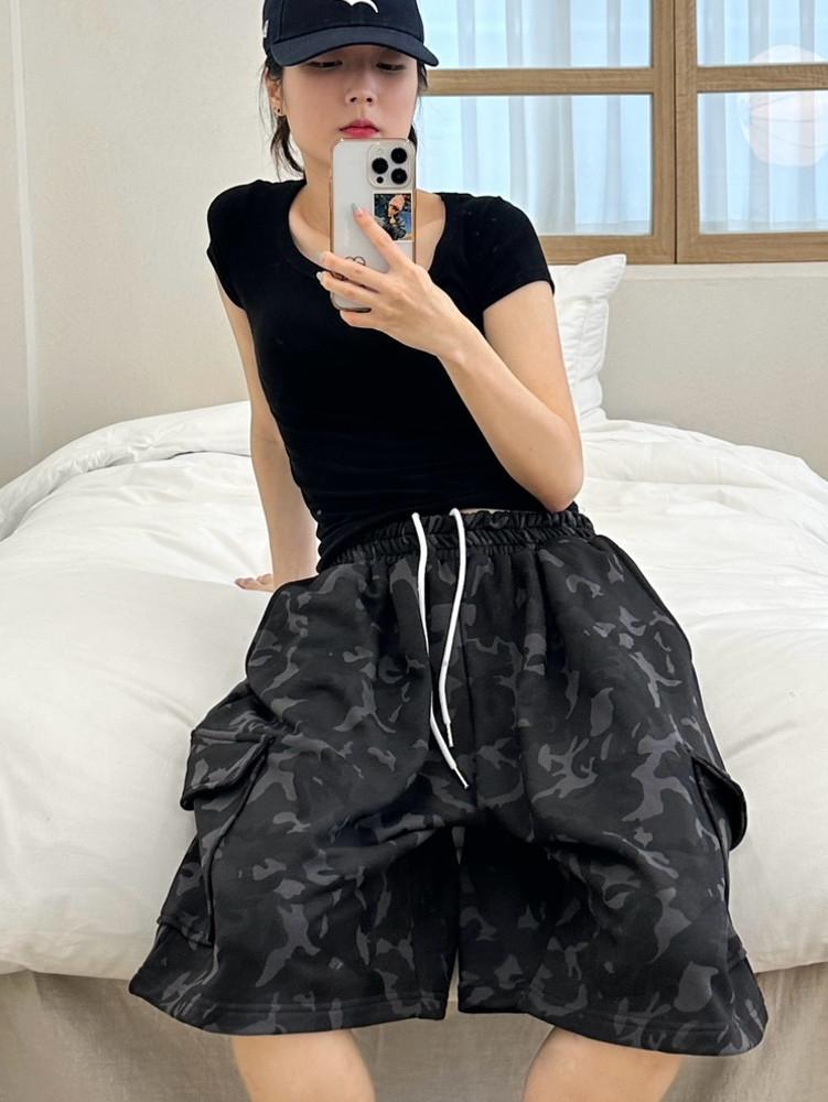 [남녀공용, 인기🖤] 시니컬 카고 버뮤다