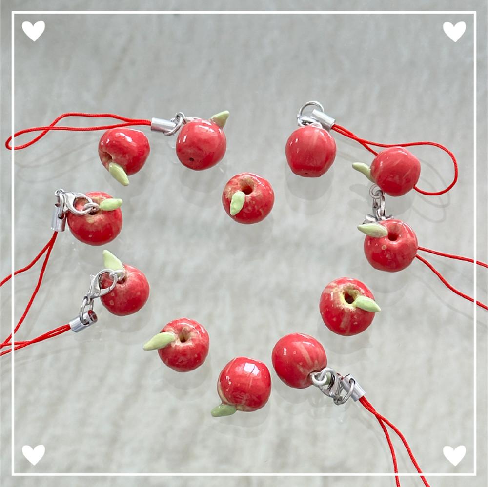 [랑 그린] 사과_키링