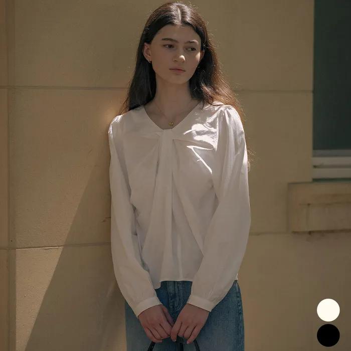 Twisted detail blouse TIFA01BL01_2color