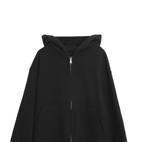 Balance hoodie zip-up(Black)