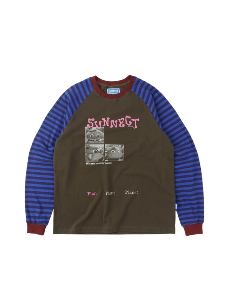 W.A.M. Raglan LS Tee - Stripe