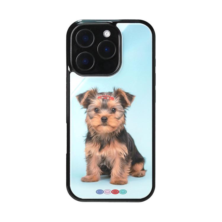 Baby Yorkie Glass Bumper Case