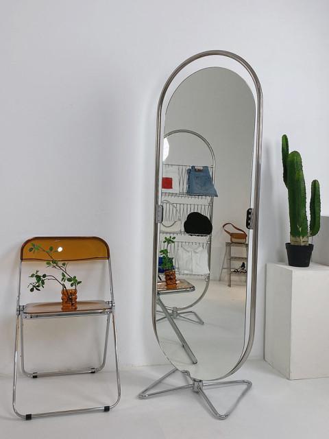 아치형 공룡알 비정형 소트 이동식 전신거울 팔각 예쁜 스탠드 대형 수납 물결 전신거울