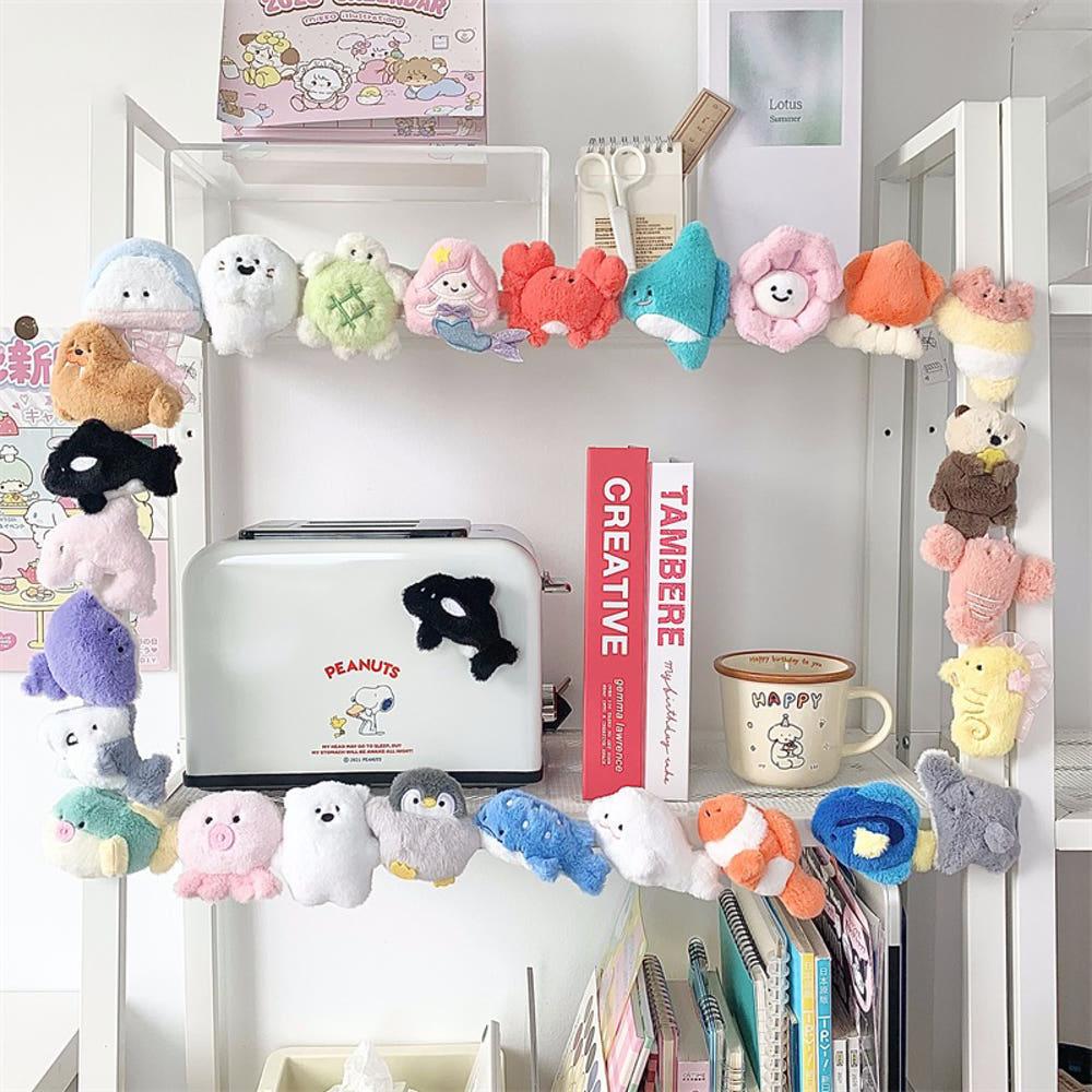 [30개 완박스 세트] 프로젝트소품 랜덤 수족관 마그넷 해양생물 아쿠아리움 자석 인형 냉장고 자석