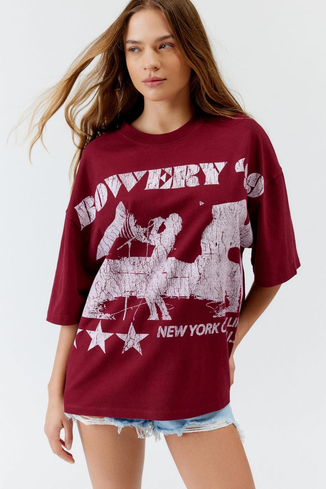 Bowery '99 박시 티셔츠