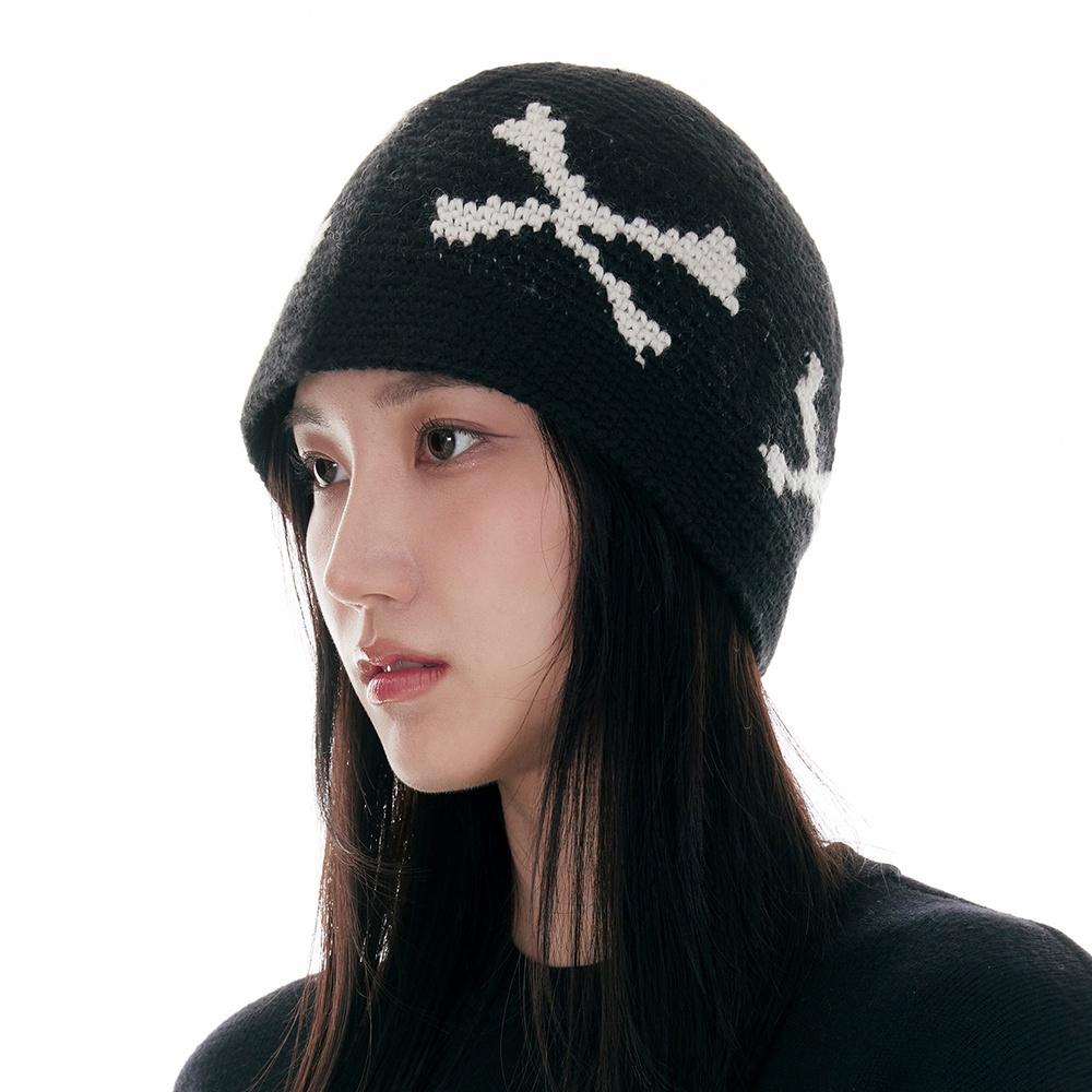 본 울 니트햇 (블랙)