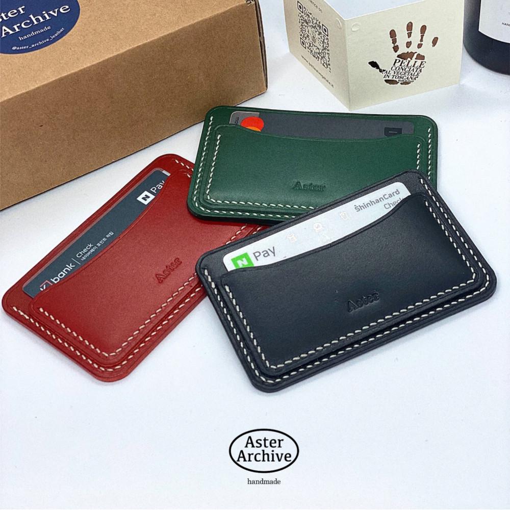 [Aster] vegetable slim card wallet (3colors)
