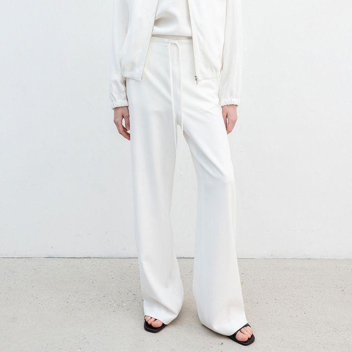 [1차 리오더] Modal String Pants_White