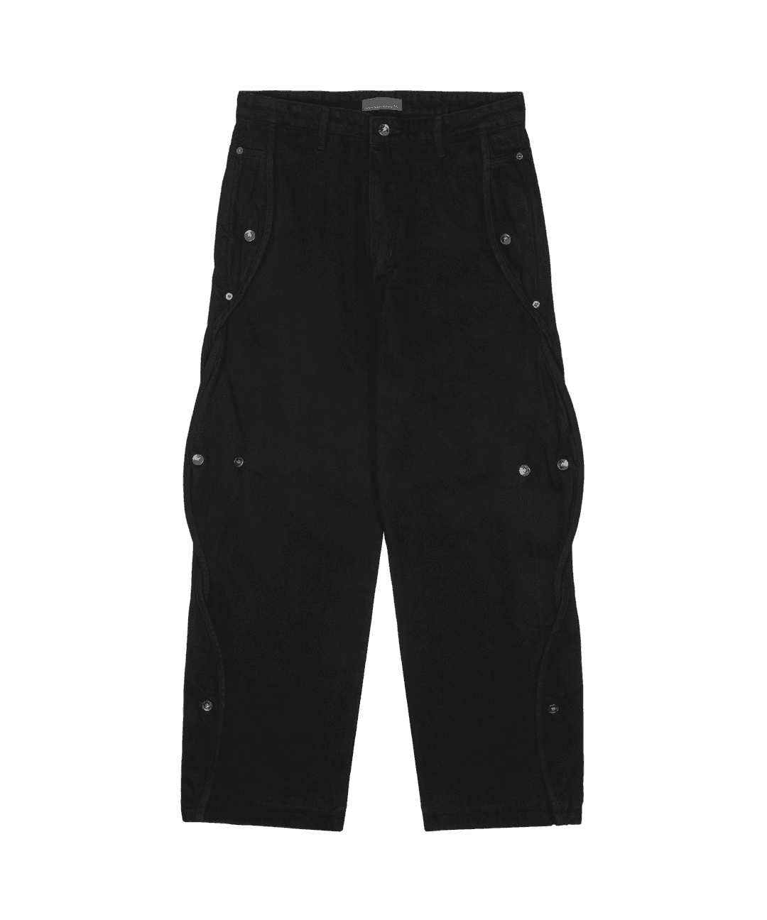 COTTON WAVE PANTS [BLACK]