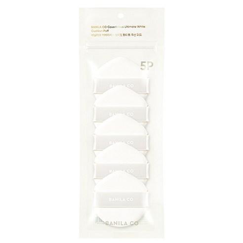 바닐라코 커버리셔스 얼티밋 화이트 쿠션 퍼프, 혼합색상, 5개 - 퍼프 | 쿠팡