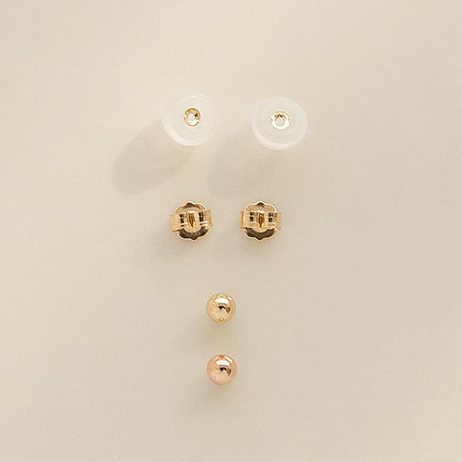 14k gold back plug 뒷클러치 뒷마개