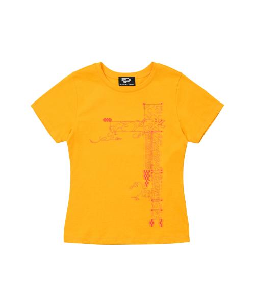Hybrid Tattoo Tee Orange