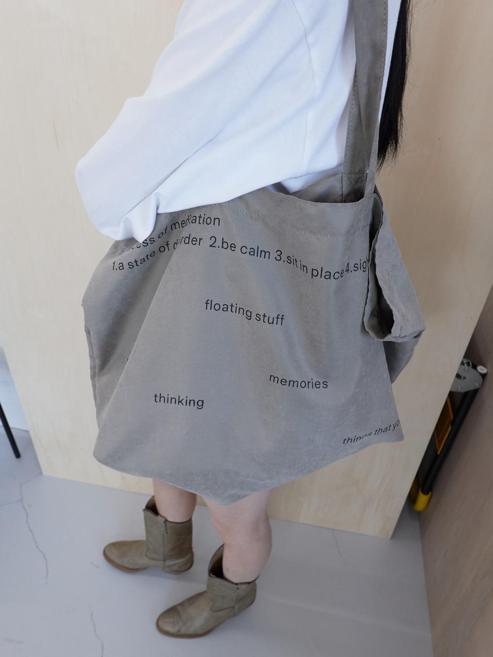 MEMORY BIG BAG (beige grey)