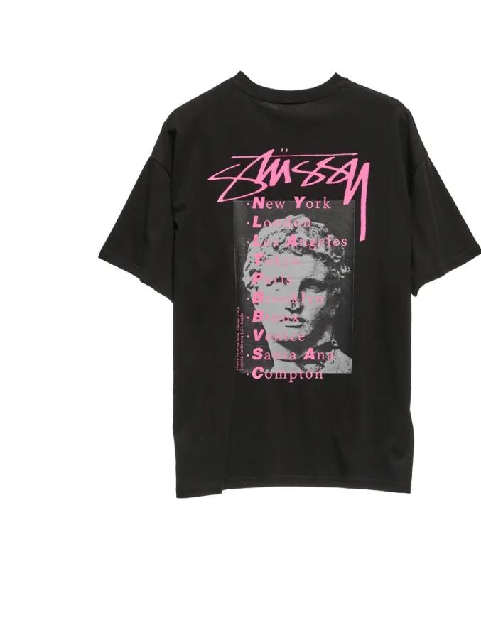 스투시 반팔 STATUE RELAXED TEE BLACK