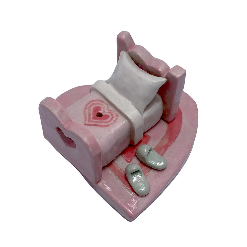 y2k heart bed incense holder