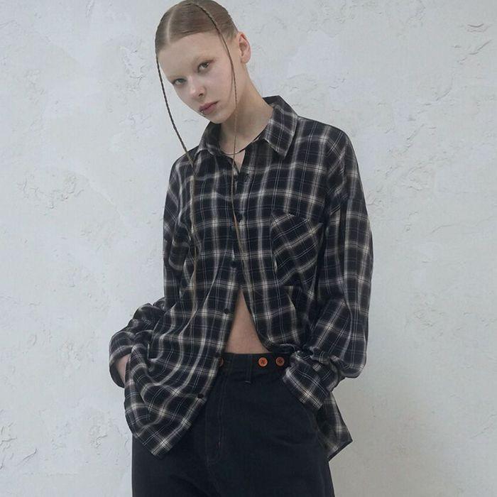 March Check Shirt NAVY