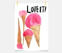 50x70아트 포스터_러브 잇 Love It