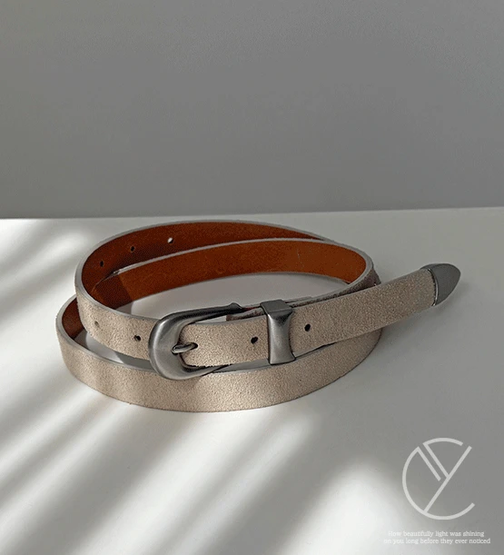 베이 세무 가죽 벨트