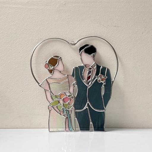 [결혼선물] 웨딩썬캐쳐 🤍 스테인드글라스 집들이선물