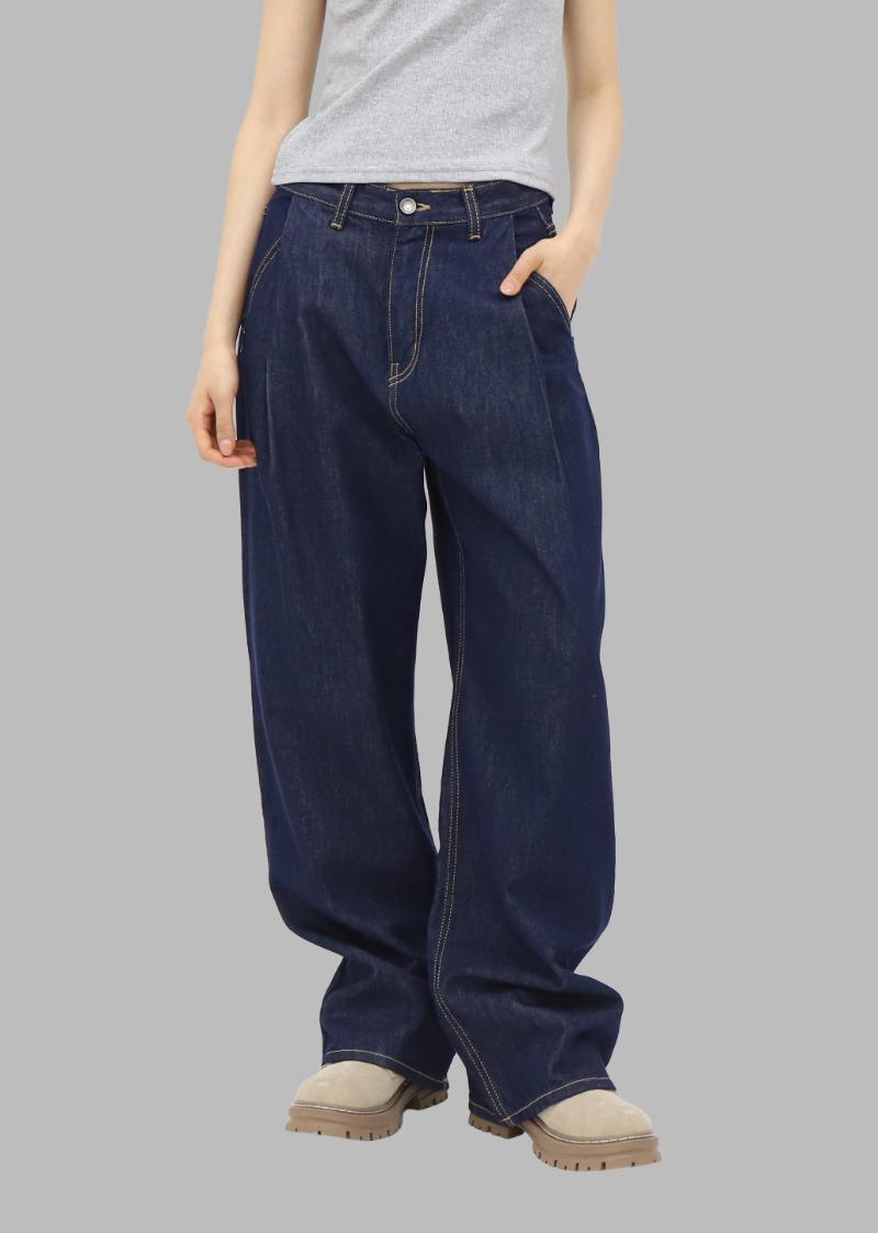 오티즈 논페이드 데님 팬츠