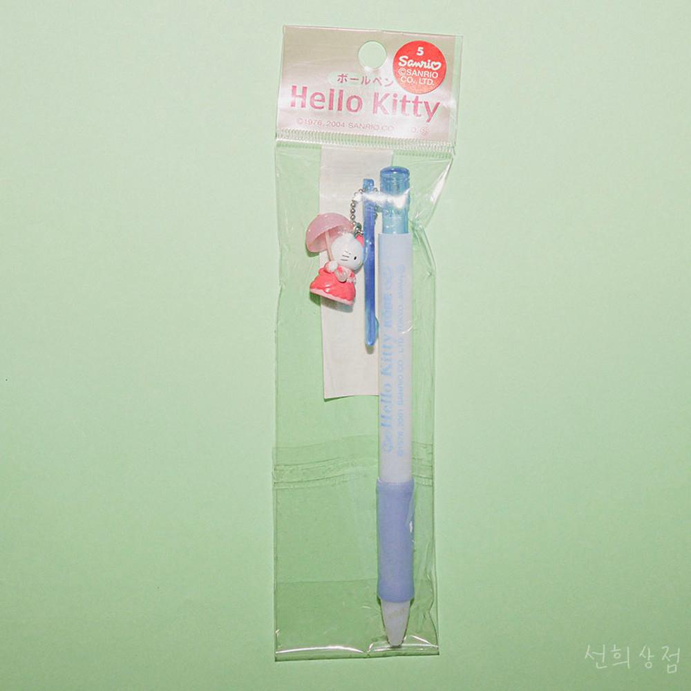 빈티지 키티 스트랩 교토 고베 한정 귀부인 이인관 볼펜 핸드폰줄 키링 비즈