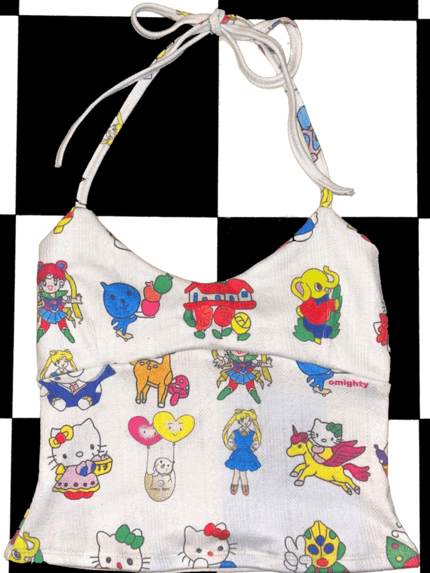 CARTOON POINTELLE HALTER