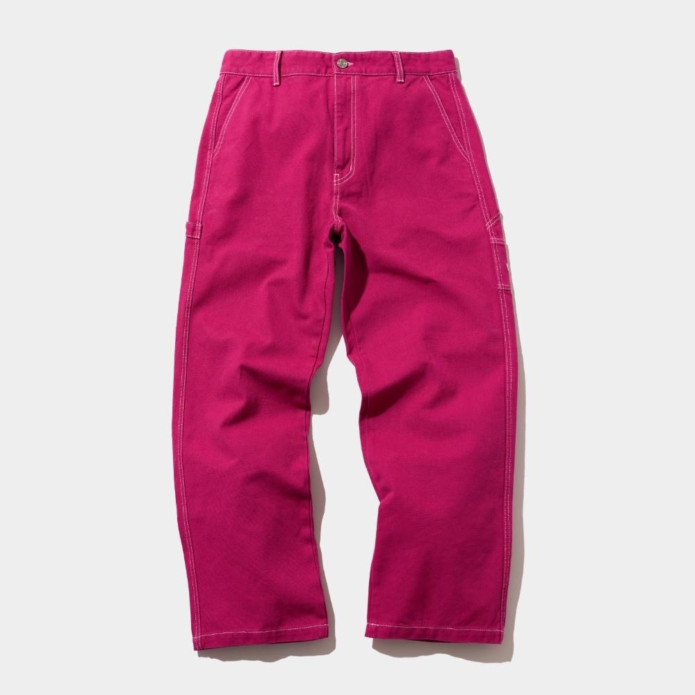 CLOVER CARPENTER PANTS-MAGENTA