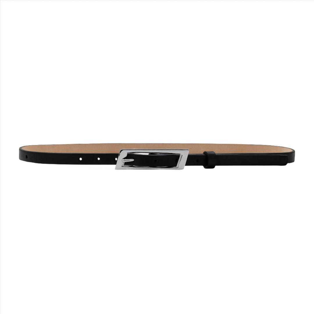 CAPSULE BELT  BLACK SILVER - Small