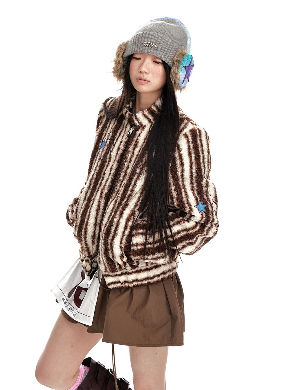 Stars Qiaoqiao Crisp Maillard Flush Jacket