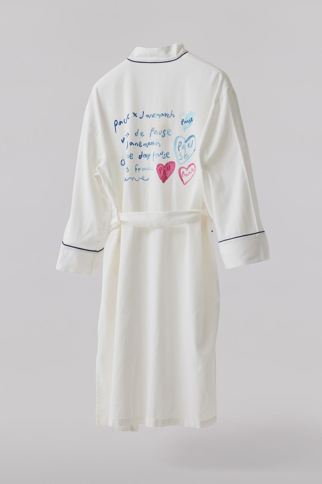 [제인마치] 레터링 코튼 로브 (unisex)