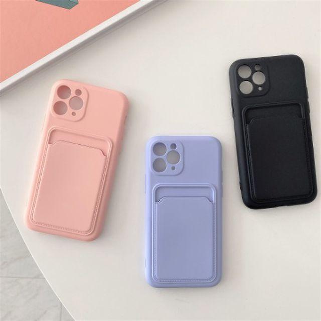 아이폰14입고 실리콘 카드수납 아이폰케이스 프로 미니 투명 젤리 실리콘케이스 핸드폰케이스 폰케이스7 8 se2 11 12 13 pro 프로 미니 맥스