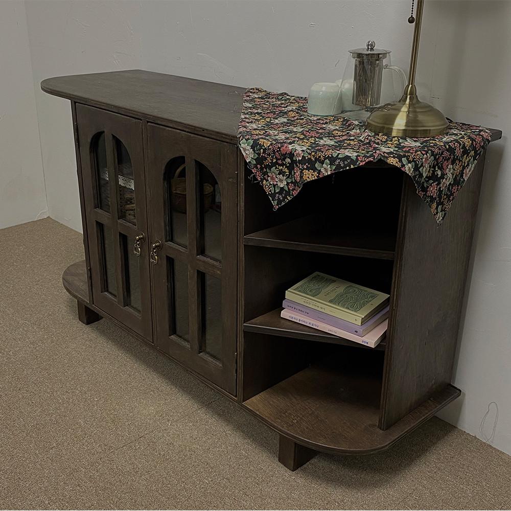 45팩토리 라이라[black sideboard] 라왕합판 블랙 사이드보드 & 거실장 빈티지,엔틱,레트로