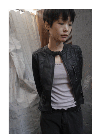 old vintage rider jacket (3colors)