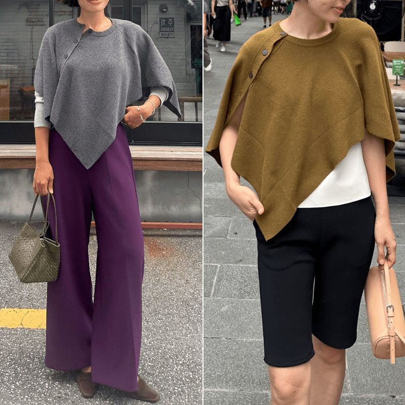 (조랑제작)조랑망또가디건