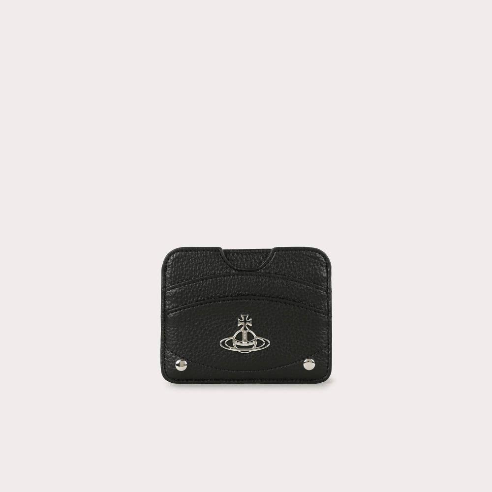 비비안웨스트우드 그레인 하프 문 플랫 카드지갑 VPSCWA0017 99